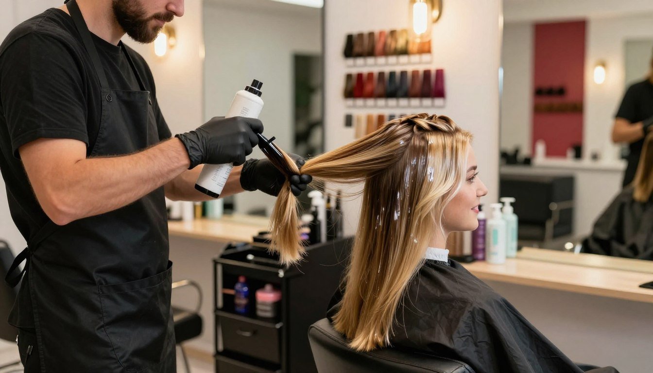 Alisamento seguro para fios descoloridos