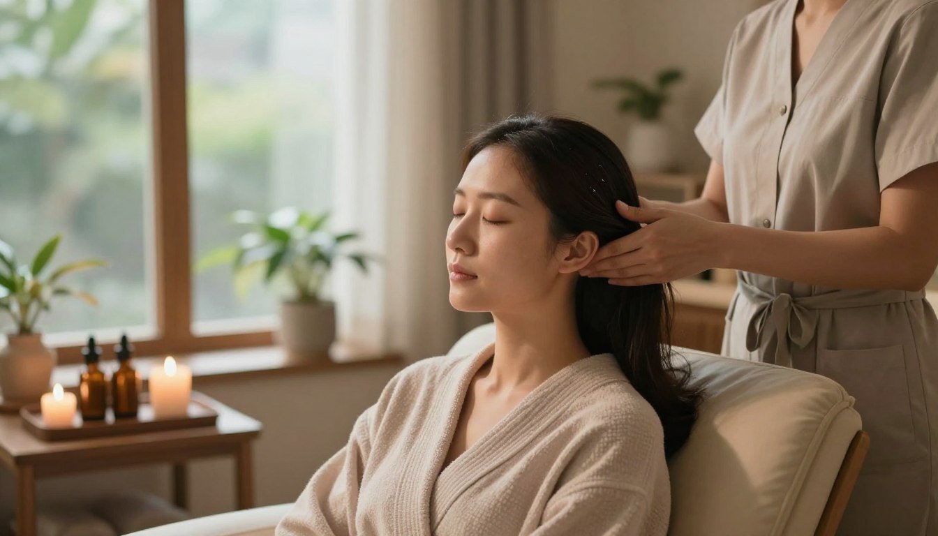 Benefícios da massagem capilar para o crescimento