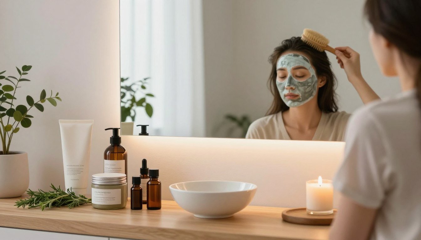 Detox do couro cabeludo em casa