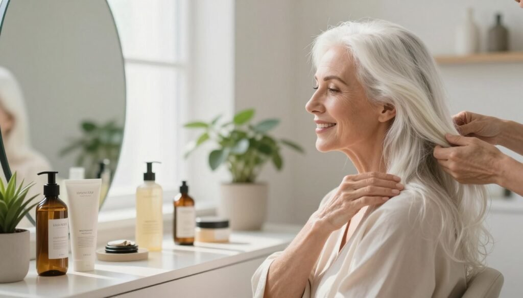 cabelos brancos cuidados diários