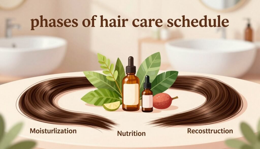 cronograma capilar fases