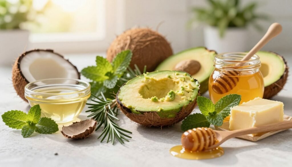 ingredientes para cabelos ressecados