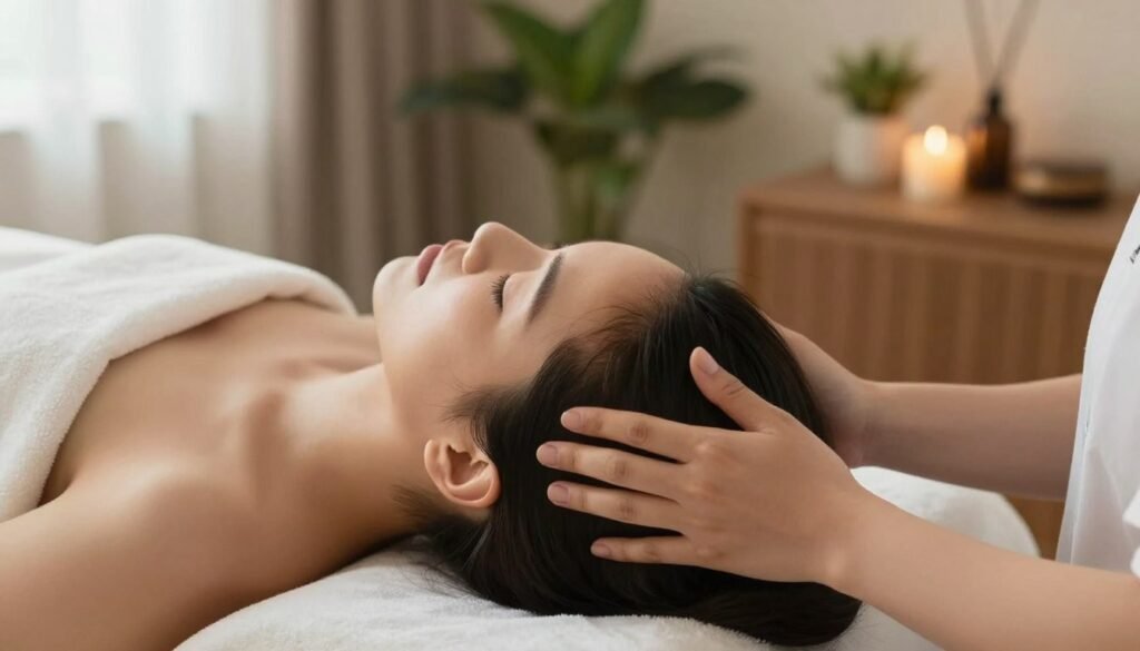 massagem capilar frequência