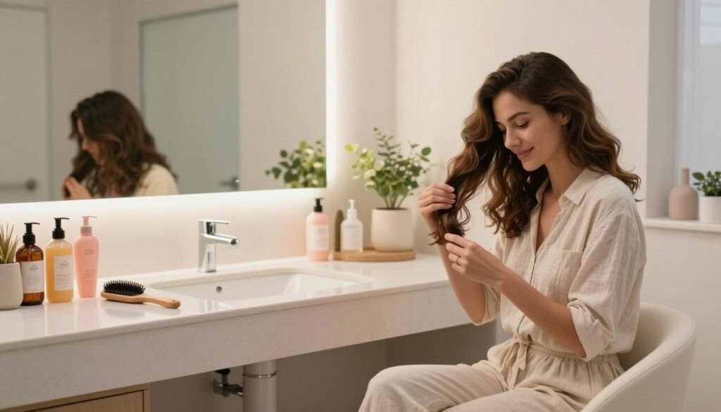 preparação do cabelo para alisamento