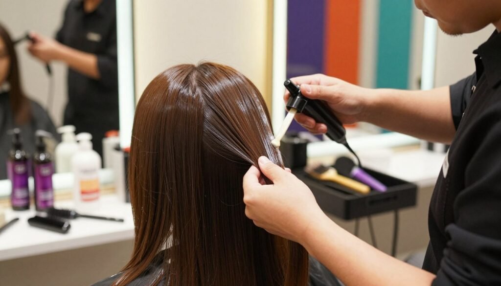 técnicas para brilho capilar