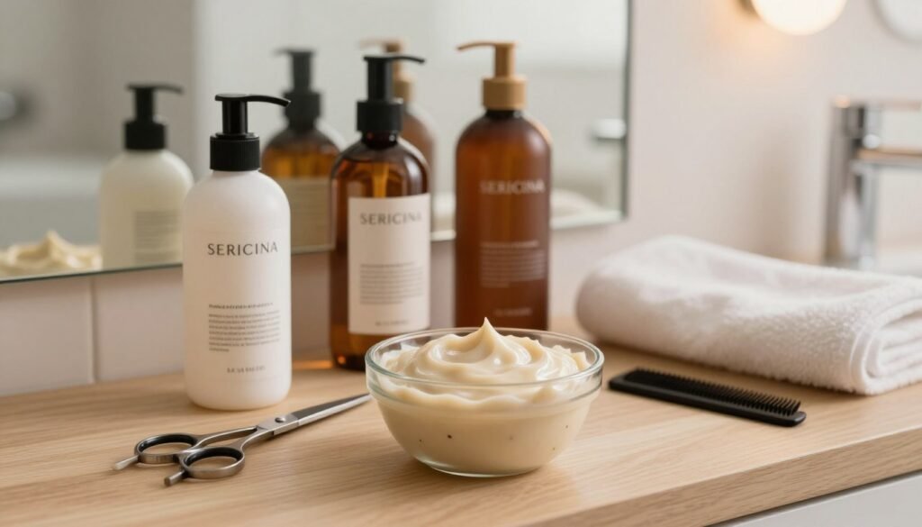 tratamento capilar com sericina e queratina